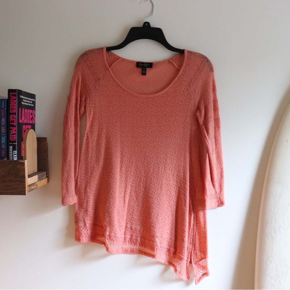 Jessica Simpson pink quarter sleeve top